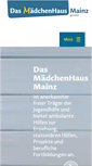 Mobile Screenshot of maedchenhaus-mainz.de